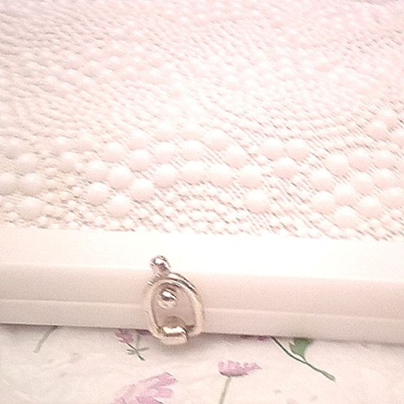 Vintage 1950's Pearl Beaded White  Hand Bag! Rare! - Picture 5 of 9